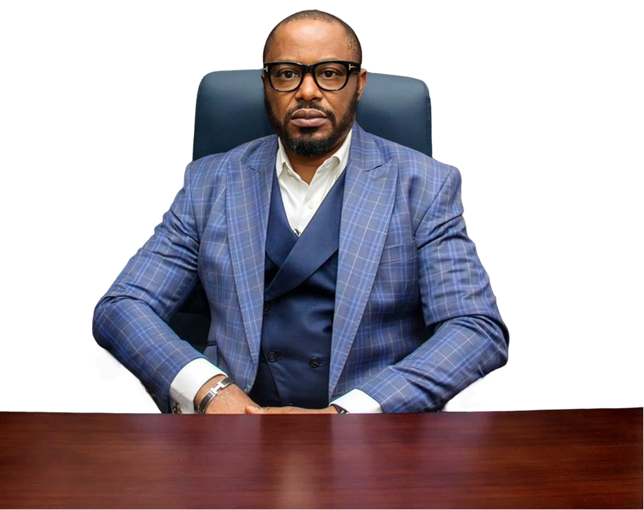 Paschal Collins Anyanwu at his executive desk